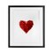 Stupell Industries Cluster of Hearts Shape Framed Print Under Glass, design by Christine Simpson Art